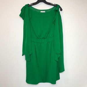 Milly emerald ribbon detail dress size 4